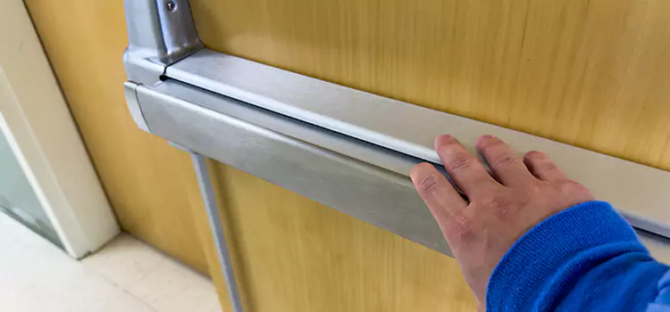 Installing a Push Bar on a Door Glen Avon